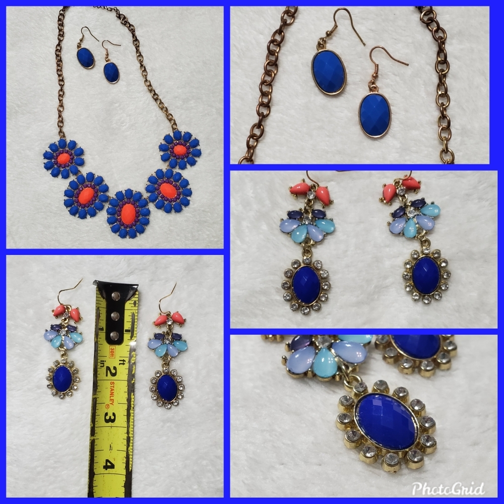 Necklace and two pair Earring Set
